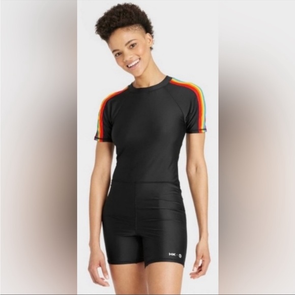 Humankind x Target Adult Swim Unionsuit Pride 🌈 One Piece Rashguard Large - Picture 2 of 5